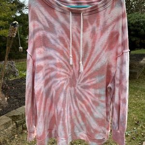 Free people tie dye sweatshirt